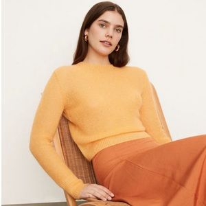 Vince Ribbed Featherweight Crew Neck